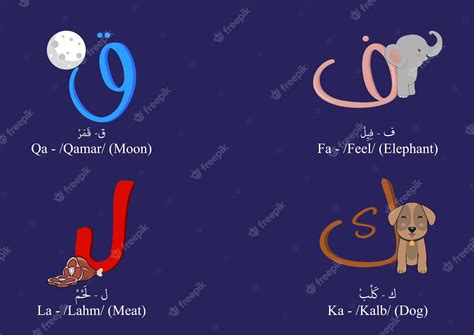 Premium Vector Arabic Alphabet5