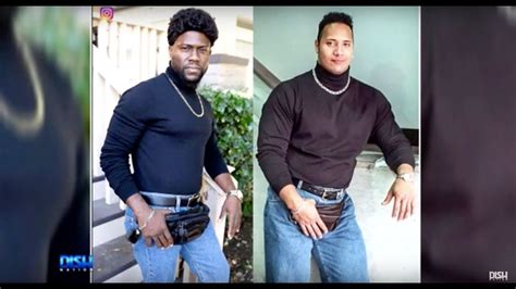 Kevin Hart Recreates Dwayne Johnsons Iconic Fanny Pack Outfit The