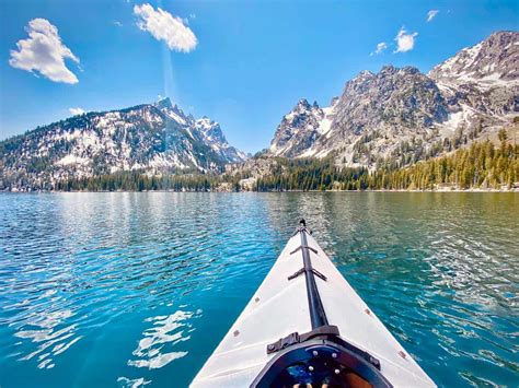 How To Kayak Jenny Lake To Hidden Falls And Inspiration Point In The