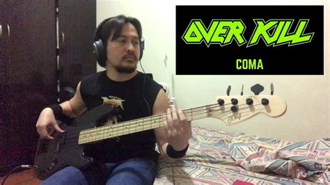 overkill coma bass cover youtube