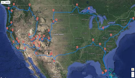 Data Scientist Creates Fully Optimized Road Trip Map To Every National