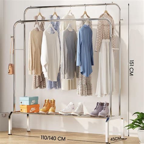 Giá treo quần áo INOX GIÁ RẺ CAO CẤP tầng để đồ