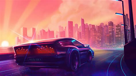 Synthwave Car Lost With You Hd Artist 4k Wallpapers