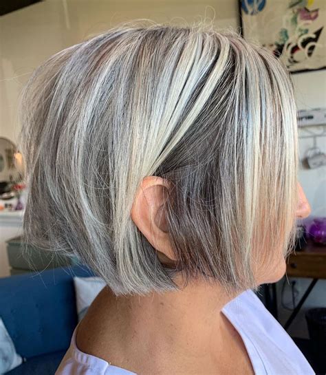 65 Gorgeous Hairstyles For Gray Hair To Try In 2023 Grey Blonde Hair