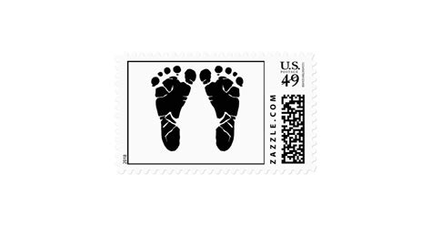 Baby Feet Postage Stamp Zazzle