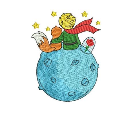 The Little Prince Le Petit Prince Machine Embroidery Design Etsy
