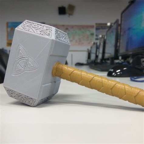 Download free STL file Thor Hammer • 3D printing design ...