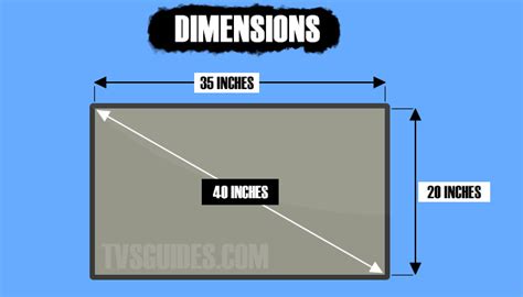 40 Inch Tv Dimensions And Viewing Distance Tvsguides