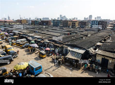 Die Schwimmenden Slums Von Lagos Nigeria Stockfotografie Alamy