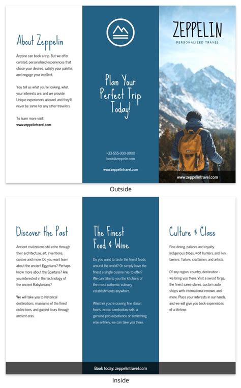 20 Professional Trifold Brochure Templates Tips And Examples Venngage