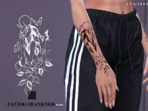 Angissis Tattoo Franknesshand Sims 4 Piercings Sims 4 Sims 4 Tattoos