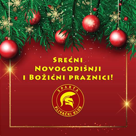 Srećni Novogodišnji I Božićni Praznici ‐ Plivački Klub Sparta Pančevo