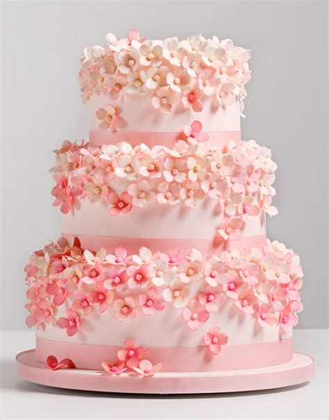 Valentine Pink Wedding Cake Ideas ~ Hot Chocolates Blog