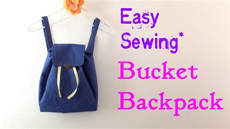 Diy＊how To Make Buket Backpack Easy Tutorial Youtube