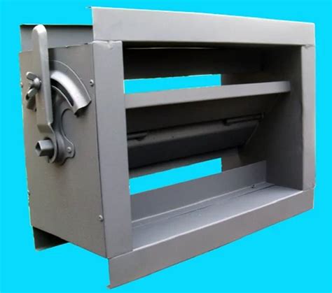Galvanized Steel Gi Air Volume Control Damper For Commercial Shape