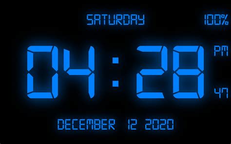 Digital Clock 3d Screensaver Guyfiko