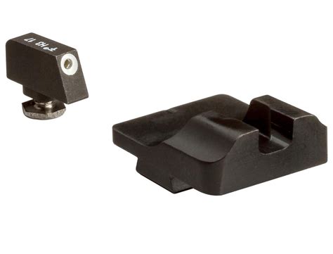 Warren Tactical Plain Reartritium Front Night Sight Set For Small