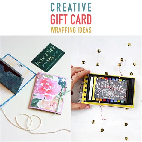 Creative T Card Wrapping Ideas