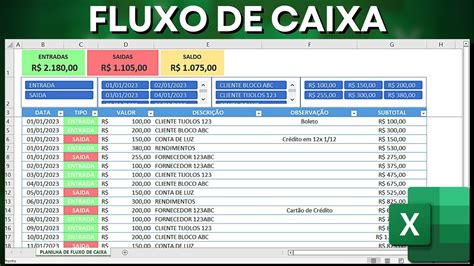 Planilha Fluxo De Caixa Simplificado Excel Easy Vrogue Co