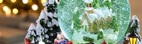 Werchristmas Reindeer Snow Globe Christmas Decoration 13 Cm White