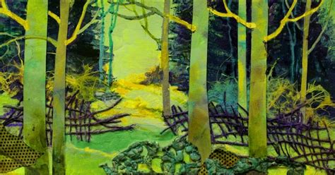 Carol Nelson Fine Art Blog Mixed Media Collage Landscape Painting