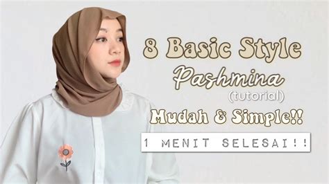 Tutorial Pashmina Simple Untuk Sehari Hari Kondangan Wisuda Lamaran