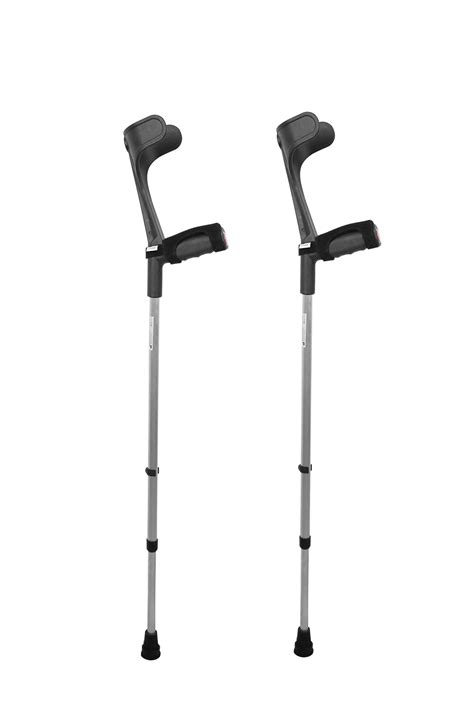 Kmina Forearm Crutches For Adults X2 Units Open Cuff Adult