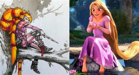This Artist Reimagined Disney Princesses As Armored Warriors