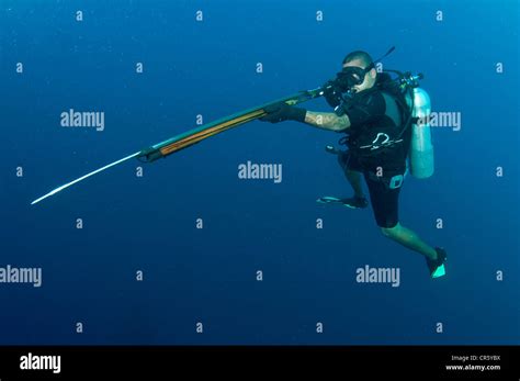 Spear Fishing Scuba Hi Res Stock Photography And Images Alamy