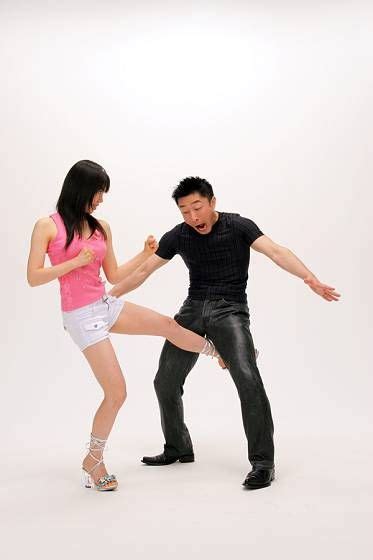 Groin Kick Karate Girl Self Defense Women Self Defense