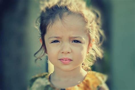 Girl Worried Portrait Face Sad Child Kid Pikist
