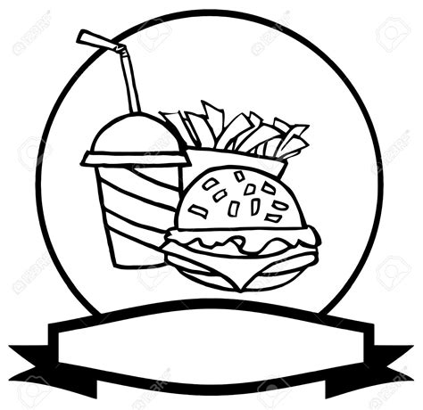 Burger Clipart Black And White Free Download On Clipartmag