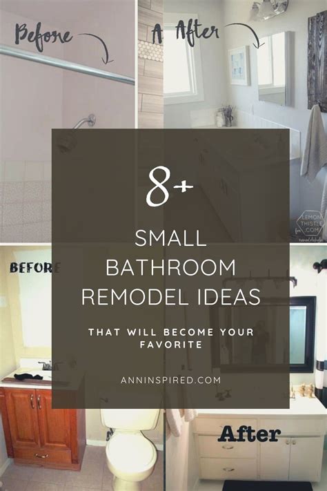 8 Diy Small Bathroom Remodel Ideas Ann Inspired