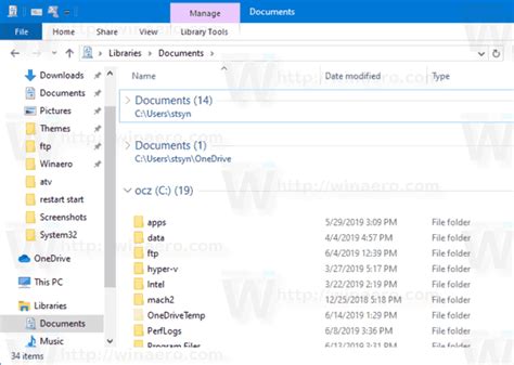Include Drive In A Library In Windows 10