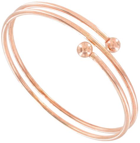 Ky Co USA Bracelet Upper Arm Rose Gold Tone Metal Band Armlet Spiral Xl Large EBay