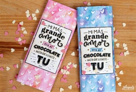 Envoltorios Imprimibles Para Chocolates Annas Pastelería