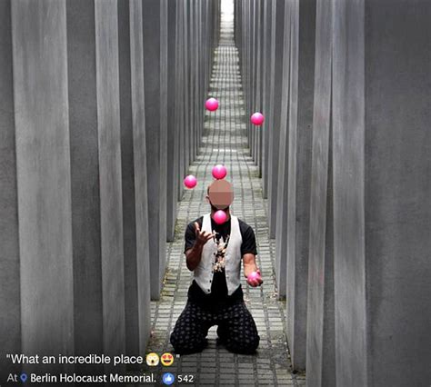 Israeli Shames Visitors To Berlins Holocaust Memorial Daily Mail Online