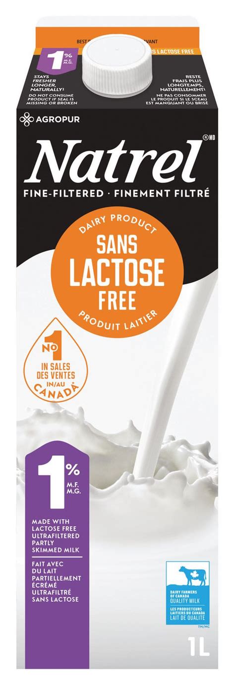 Only quality canadian milk—always fresh and wholesome. Natrel Lactose Free 1% Dairy Product | Walmart Canada