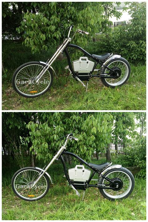 Vintage 500w Electric Chopper Bike Electric Scooter With Pedal