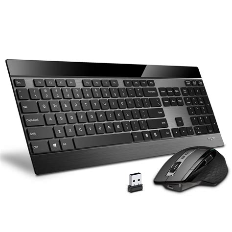 Buy Rapoowireless Keyboard And Laser Mouse Combomulti Device