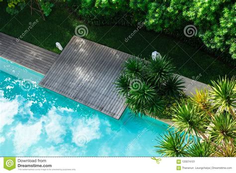 Flatlay Sunbathing Terrace Pool Side Stock Image Image Of Balcony