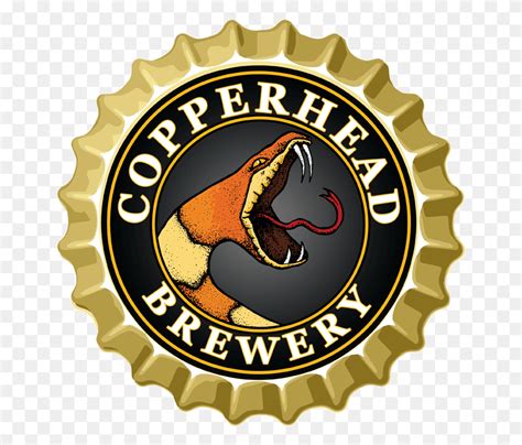 Copperhead Brewery Logo Symbol Trademark Badge Hd Png Download