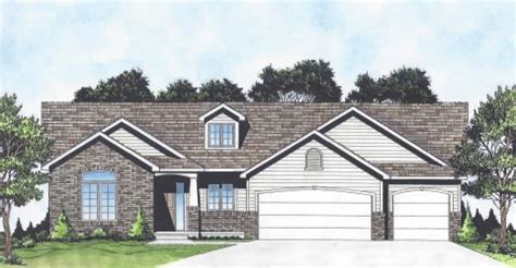 These models offer comfort and amenities for families with 1, 2 and even 3 children or the flexibility for a small family and a house office or two. Plan #1500 - 3 Bed 2 Bath Open Ranch with covered Deck
