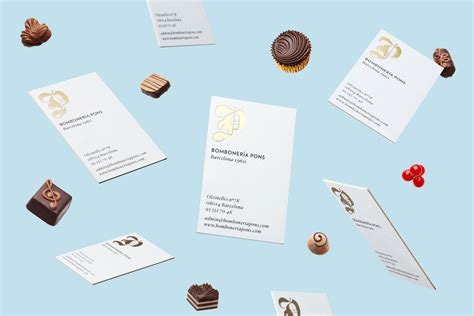 New Brand Identity For Bombonería Pons By Mucho — Bpando Business Card