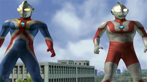 Ultraman Cosmos And Ultraman Tag Battle Mode Play ウルトラマン Fe3 Youtube