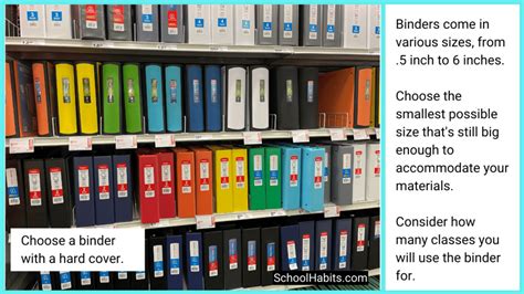 How To Organize A School Binder Tips And Examples Schoolhabits