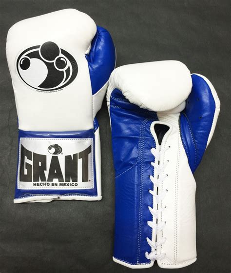 Grant Boxing Custom 10 Oz Pro Fight Gloves Whiteblue Authentic