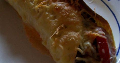 Tortillas mit Käse überbacken einfach lecker