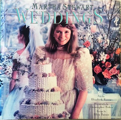 Weddings By Elizabeth B Hawes And Martha Stewart 1987 Hardcover For