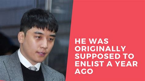 seungri confirmed to enlist in the military soon despite the scandal that hasn t been solved yet